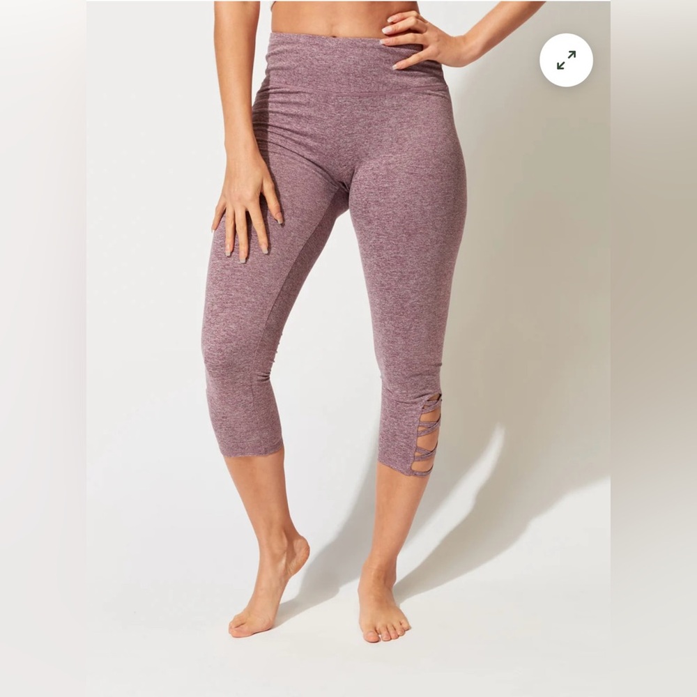 Threads 4 Thought Monica Cropped Activewear Pants or Leggings, Women’s Med